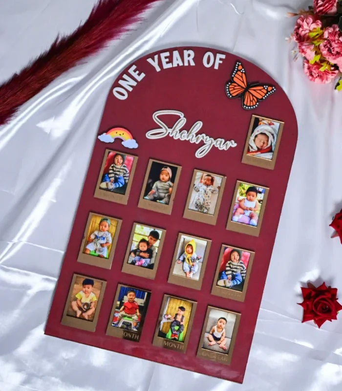 Baby Photo Board-Arch Shape