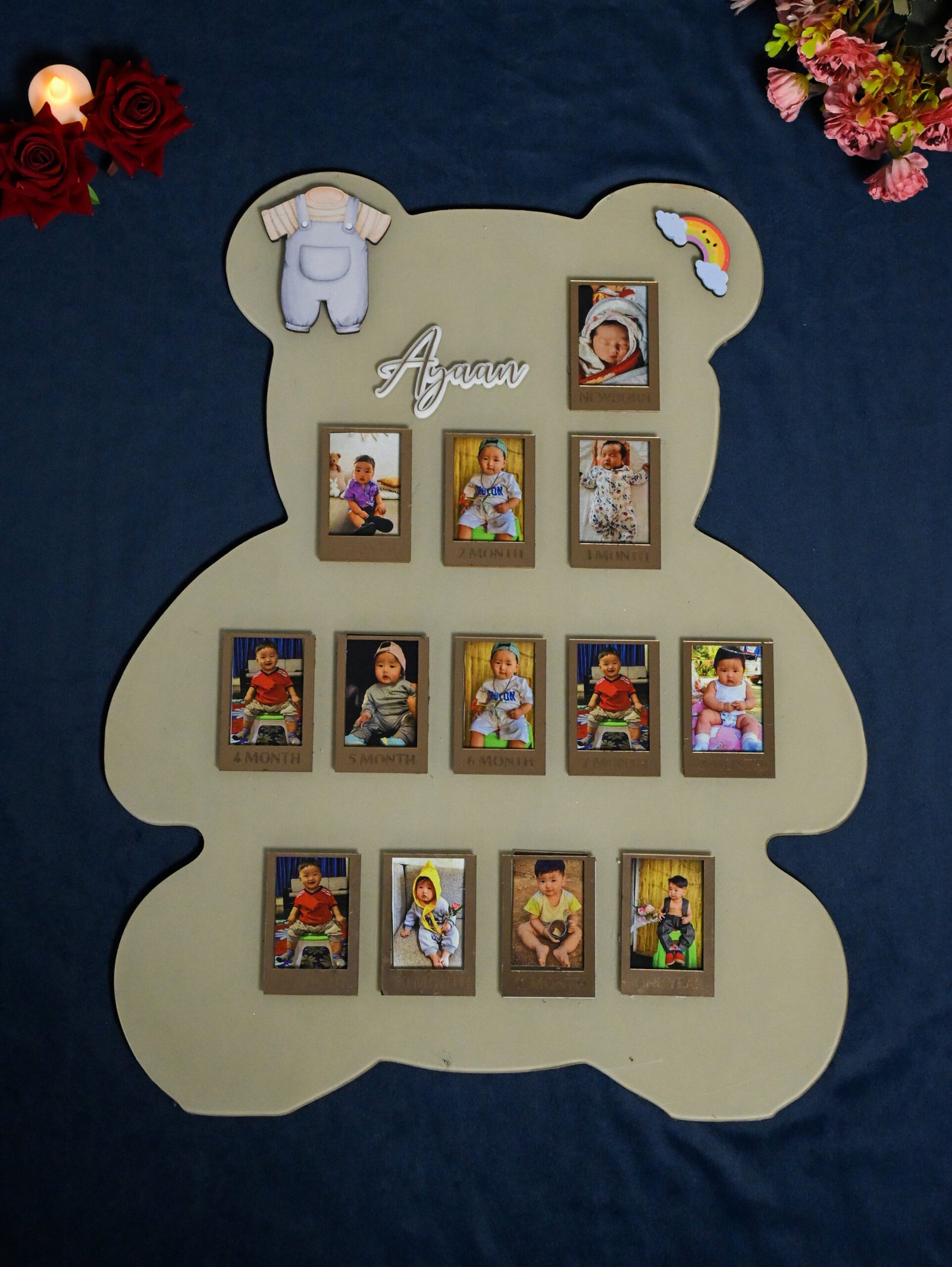 Baby Photo Board-Teddy Shape - Image 3